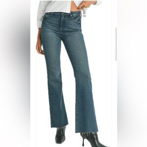 The Fall Flare Jean by JUST BLACK DENIM in Dark Wash